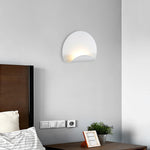 Modern White Iron LED Wall Sconce with Three Color Temperatures