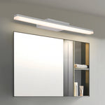 Lumina White LED Vanity Light — Minimalist Acrylic Wall Sconce for Modern Bathrooms