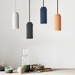 Nordic Minimalist Iron Pendant Light with Adjustable Cord, GU10