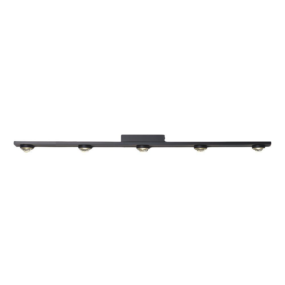 Linear LED Ceiling Spot Light in Matte Black for Modern Interiors