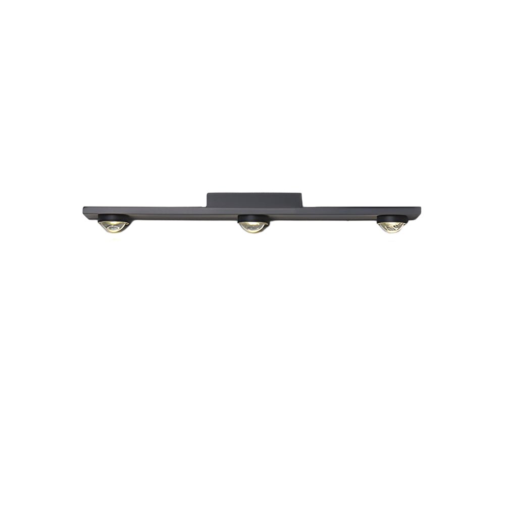 Linear LED Ceiling Spot Light in Matte Black for Modern Interiors