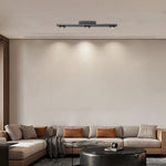 Linear LED Ceiling Spot Light in Matte Black for Modern Interiors
