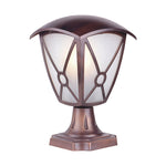 European Aluminum Pillar Light with LED Warm Glow for Garden and Courtyard