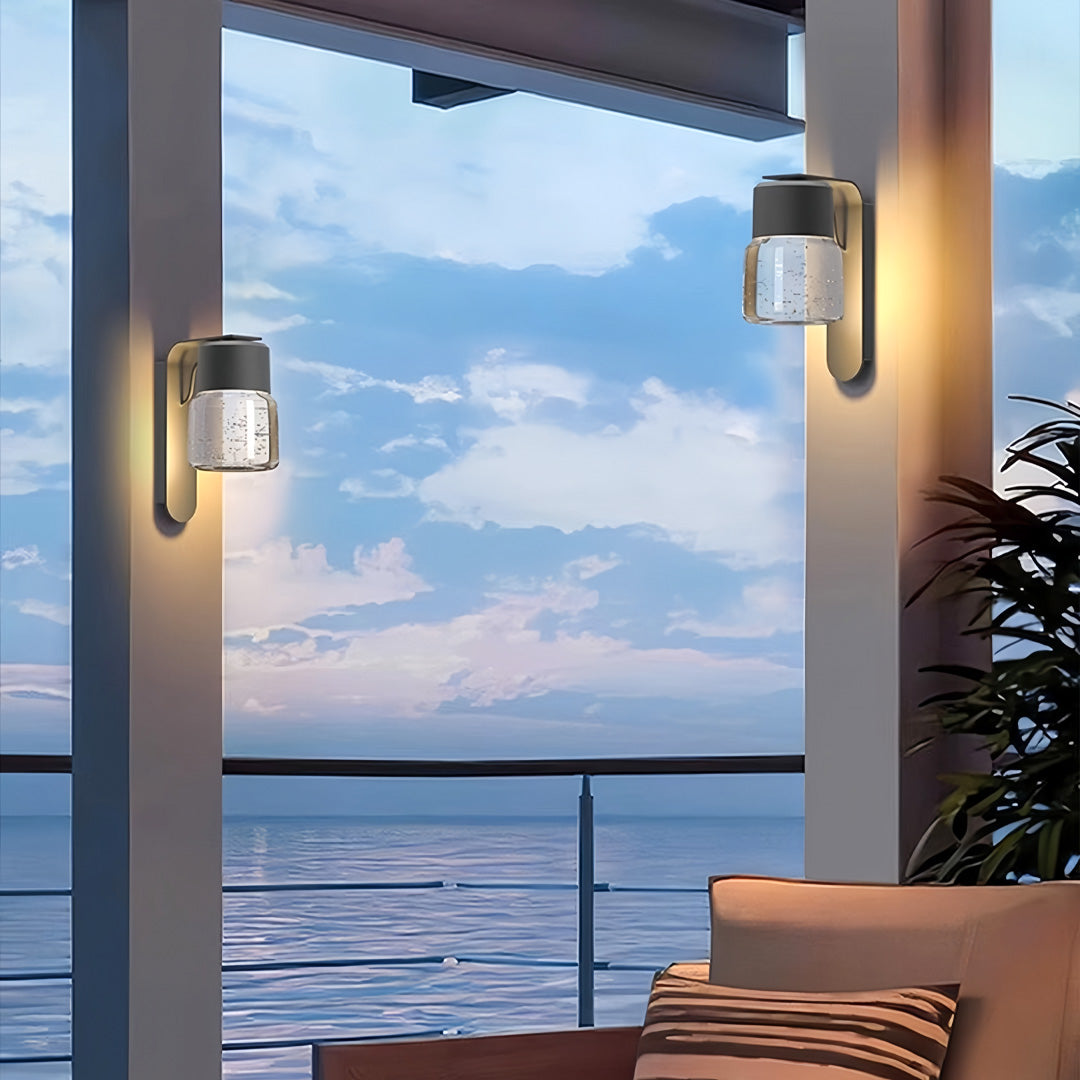 Outdoor Wall Sconce with Motion Sensor, IP65 Waterproof Stainless Steel Balcony Light