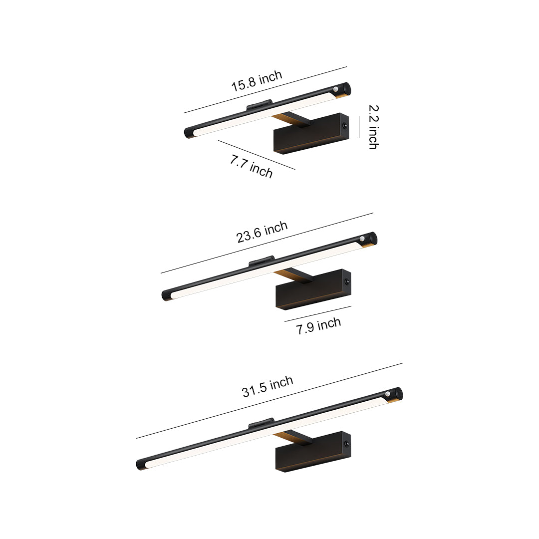 Aurelle Linear LED Vanity Light | Modern Bathroom Illumination