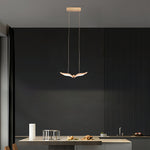 Aurelia Gull Pendant Light — Nordic LED Ceiling Lamp in Rose Gold