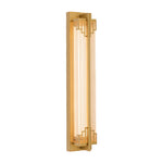 Outdoor Linear LED Wall Sconce in Stainless Steel, Modern Waterproof Courtyard Lighting