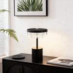 Fringe Table Lamp – Minimalist Rechargeable LED Desk Light