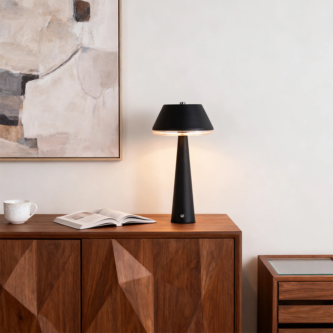 Aria Portable LED Table Lamp – Modern Cordless Rechargeable Light