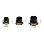 Recessed Adjustable Downlight with Anti-Glare LED, Modern Minimalist Ceiling Light