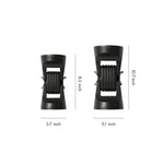 Aria Dual-Head LED Outdoor Wall Sconce in Black