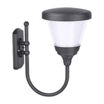 Modern Outdoor Wall Sconce with Curved Arm – Waterproof LED Garden Light