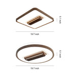 Aura Bladeless Ceiling Fan with Integrated LED Light | Modern Flush Mount