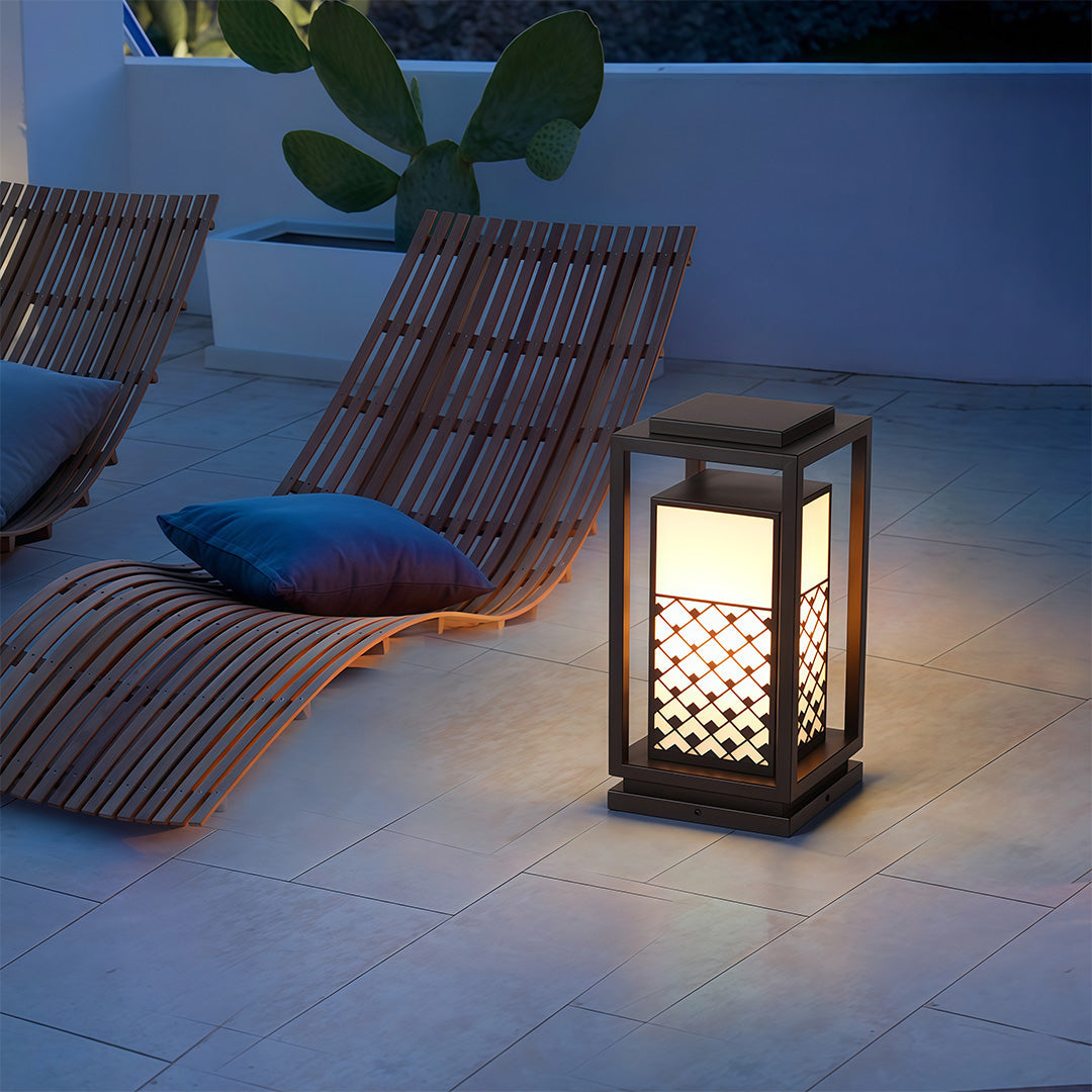 Modern Bollard Landscape Lights Waterproof LED Pathway Lamps