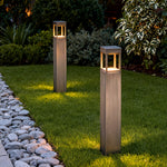Aurea Copper LED Bollard Light – Modern Outdoor Path Lighting