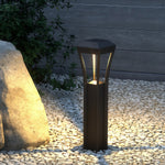 Geometric Outdoor Bollard Lights | Modern Aluminum Landscape Path Lighting