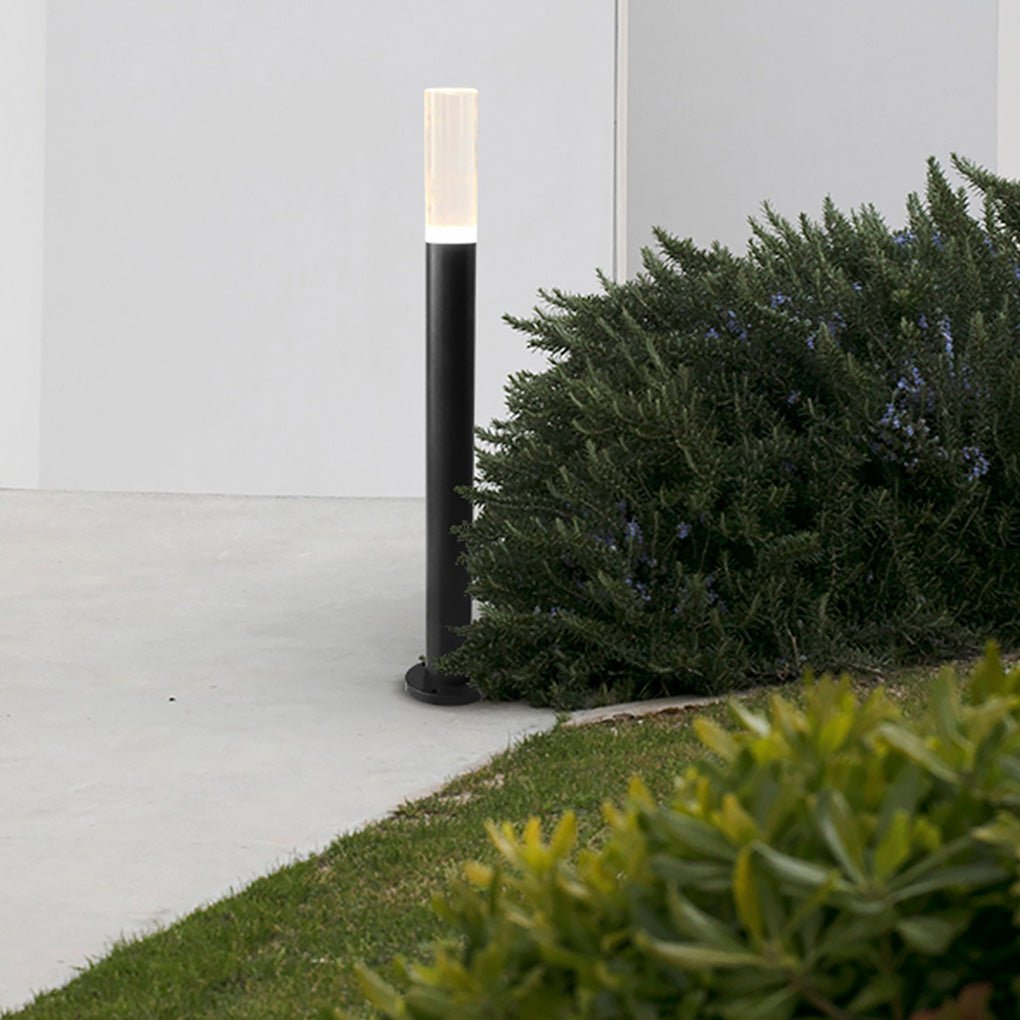 Modern Bollard Light with Acrylic Shade, IP65 Waterproof, 7W LED