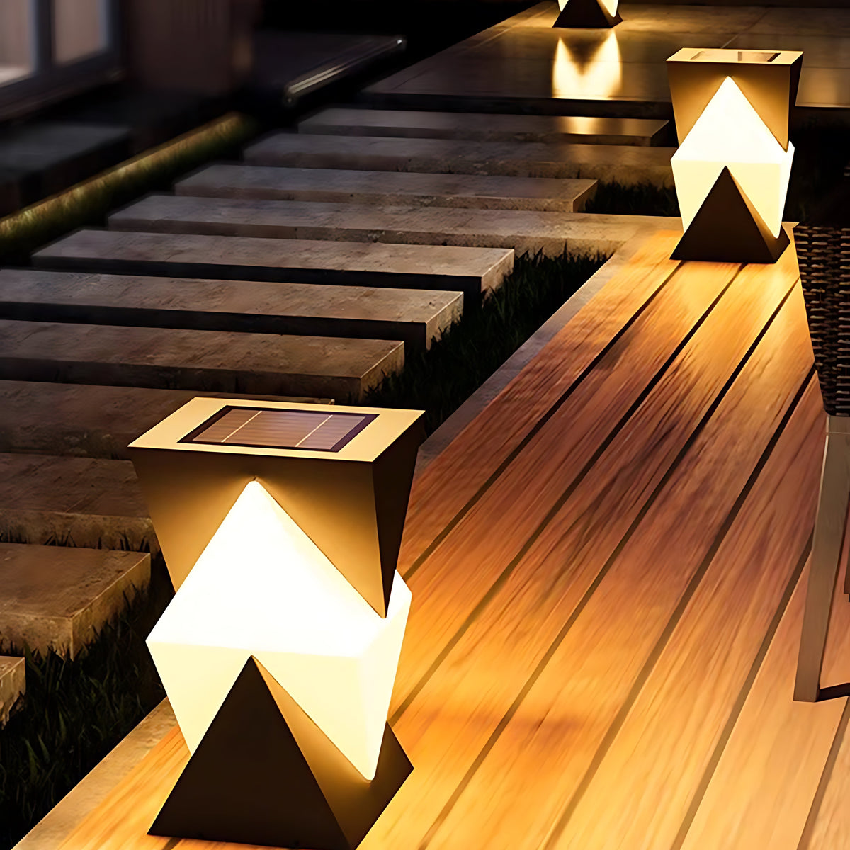 Modern Minimalist LED Pillar Light for Outdoor Spaces