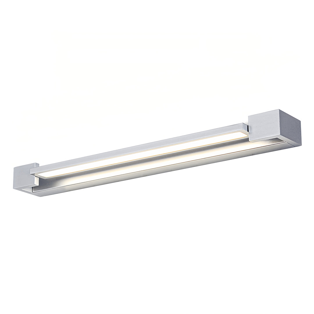 Chrome LED Vanity Light Bar for Modern Bathroom Mirror