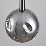 Modern Drum Pendant Light with Branch Design, Minimalist LED Ceiling Lamp