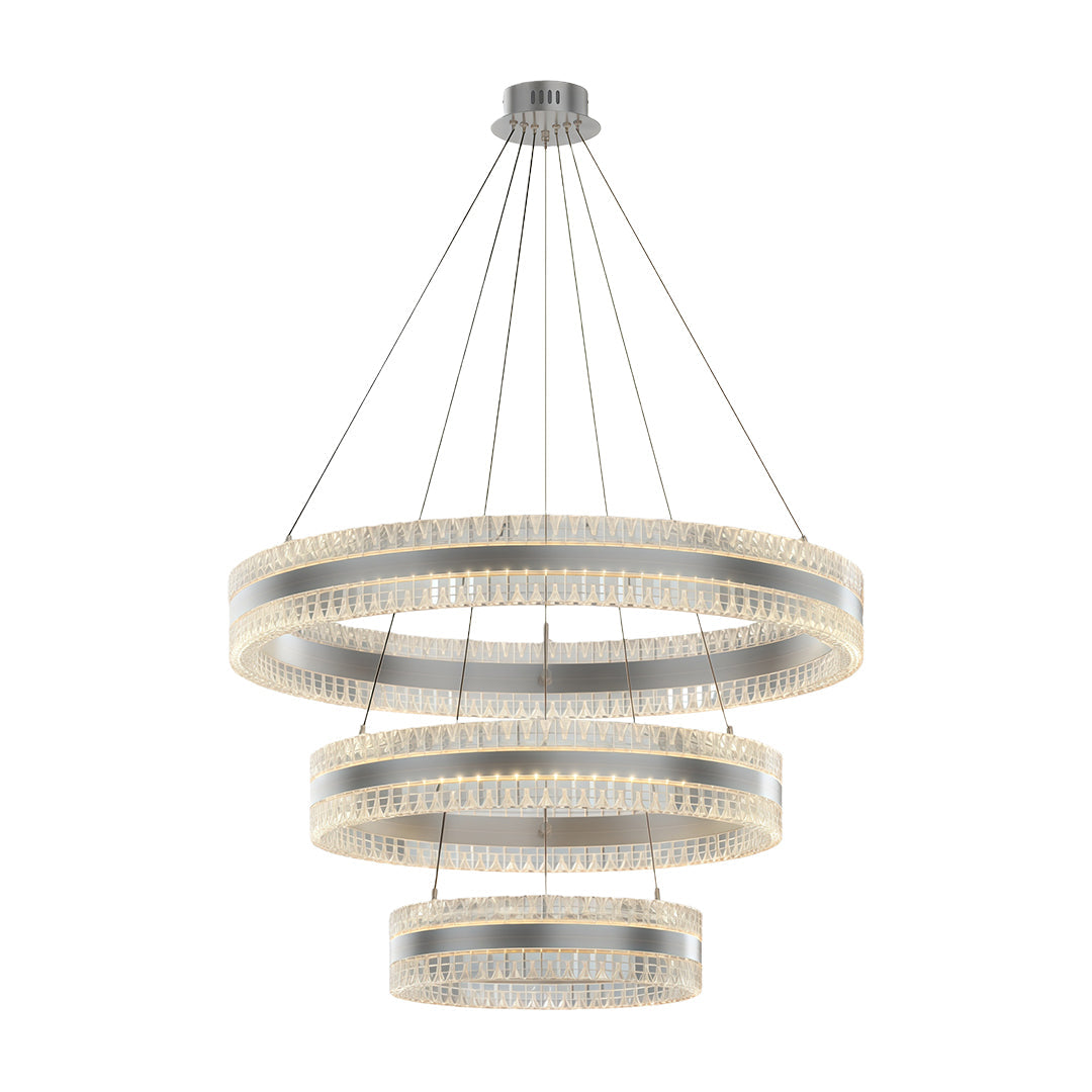 Aurelia Circular LED Chandelier – Modern Minimalist Luxury Pendant Light