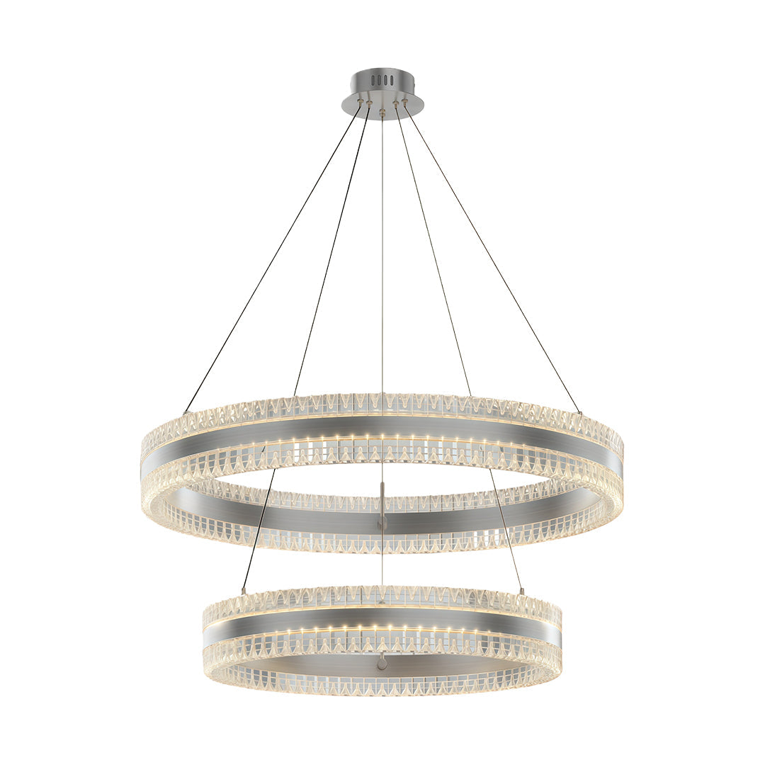 Aurelia Circular LED Chandelier – Modern Minimalist Luxury Pendant Light