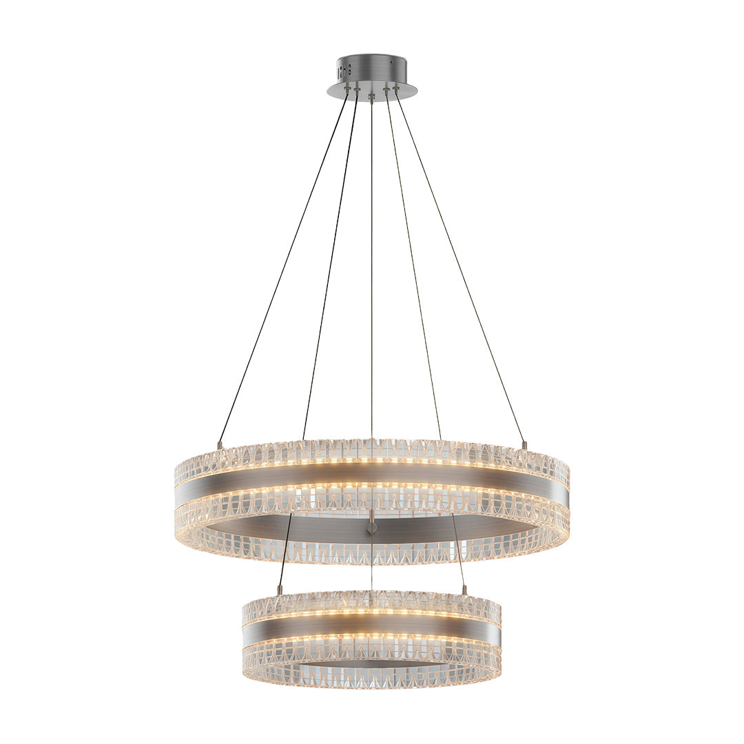 Aurelia Circular LED Chandelier – Modern Minimalist Luxury Pendant Light