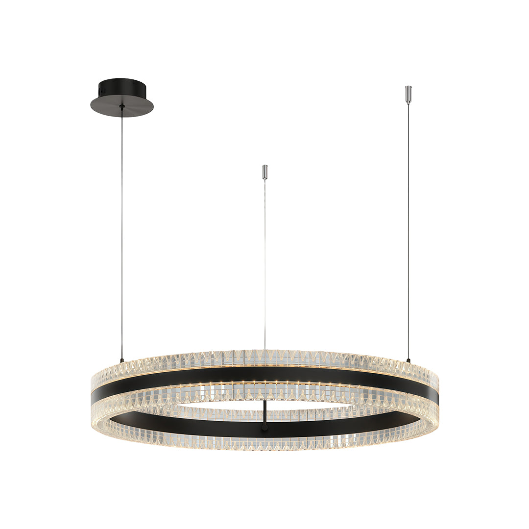 Aurelia Circular LED Chandelier – Modern Minimalist Luxury Pendant Light