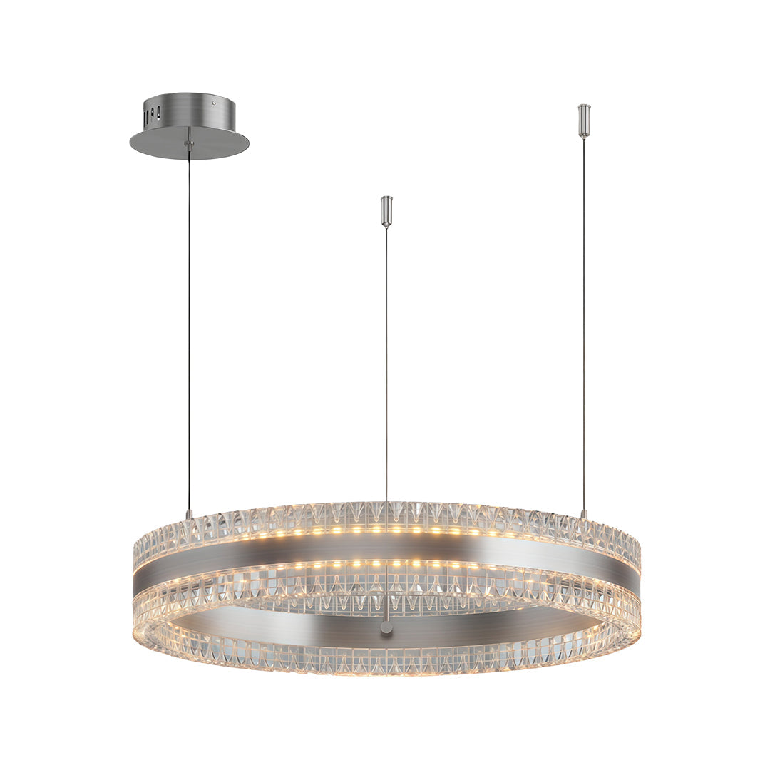 Aurelia Circular LED Chandelier – Modern Minimalist Luxury Pendant Light