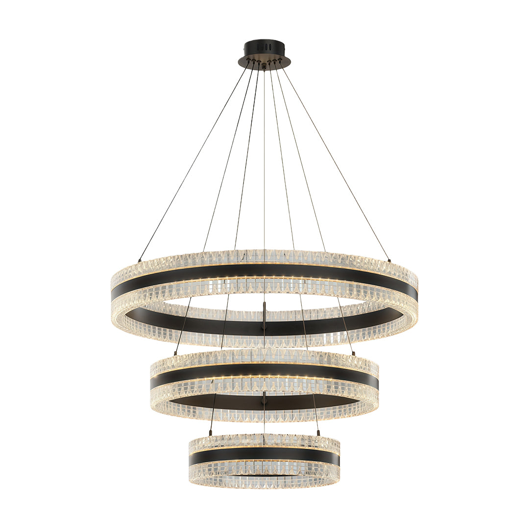 Aurelia Circular LED Chandelier – Modern Minimalist Luxury Pendant Light