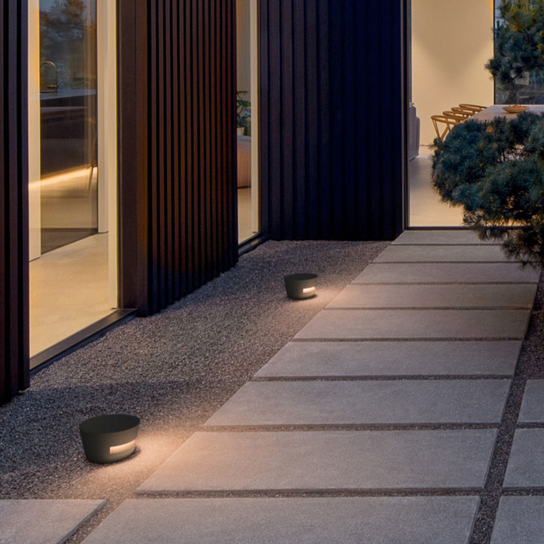Minimalist Black Pathway Lights for Modern Landscape Design