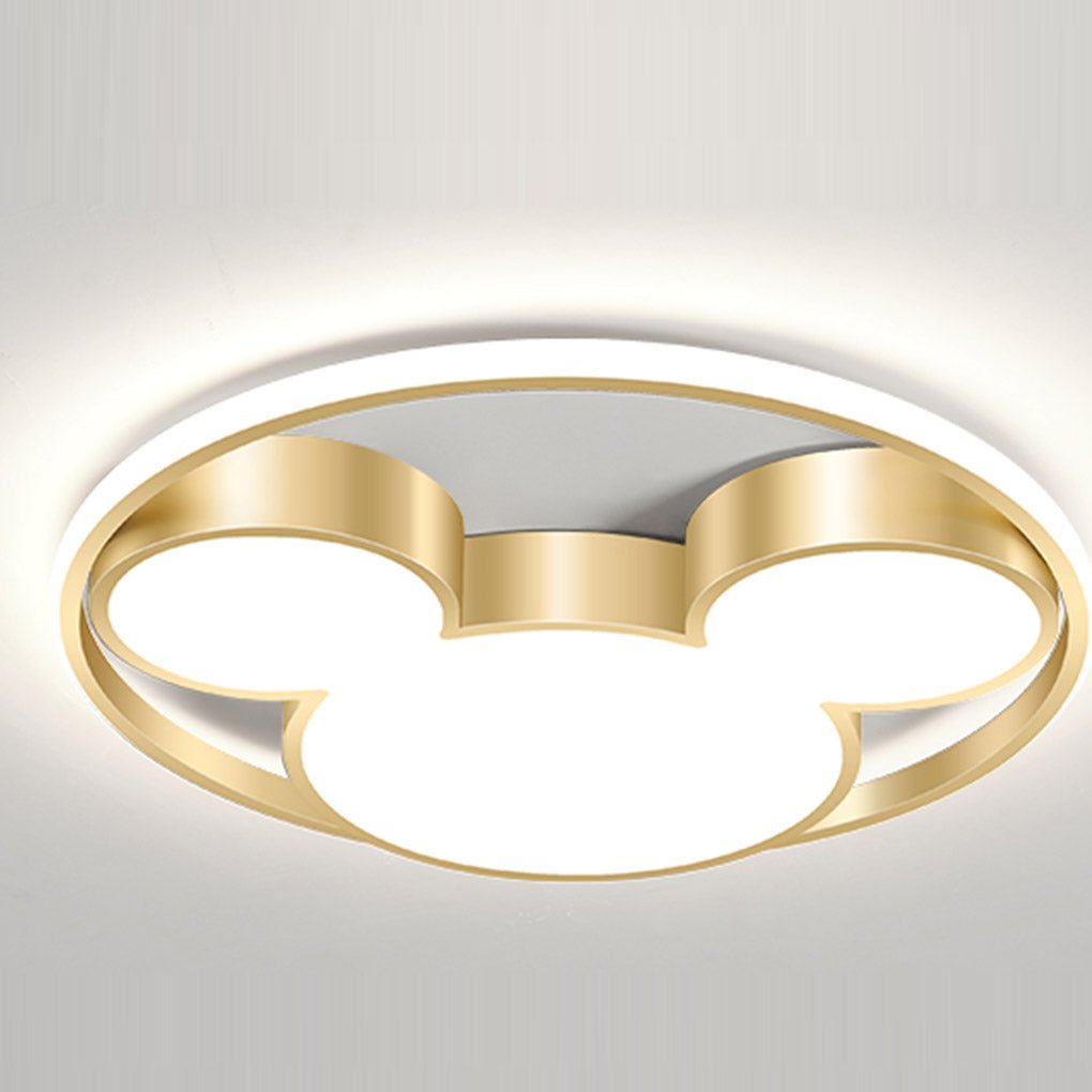 Modern Creative Cartoon Three Tone Light Led Energy Saving Ceiling Lamps