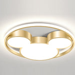 Modern Creative Cartoon Three Tone Light Led Energy Saving Ceiling Lamps