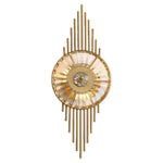 Aurelia Crystal Wall Sconce in Brass Stainless Steel for Modern Interiors