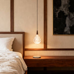 Aurelia Crystal Pendant Light – Minimalist Gold LED Chandelier for Dining and Living Spaces
