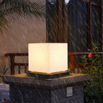 Modern Outdoor Pillar Lights, IP65 Waterproof Stainless Steel Bollard Lamp