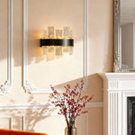 Solid Copper Glass Wall Sconce Modern Minimalist LED Lighting