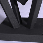 Geometric Aluminum LED Pillar Light for Modern Gateways