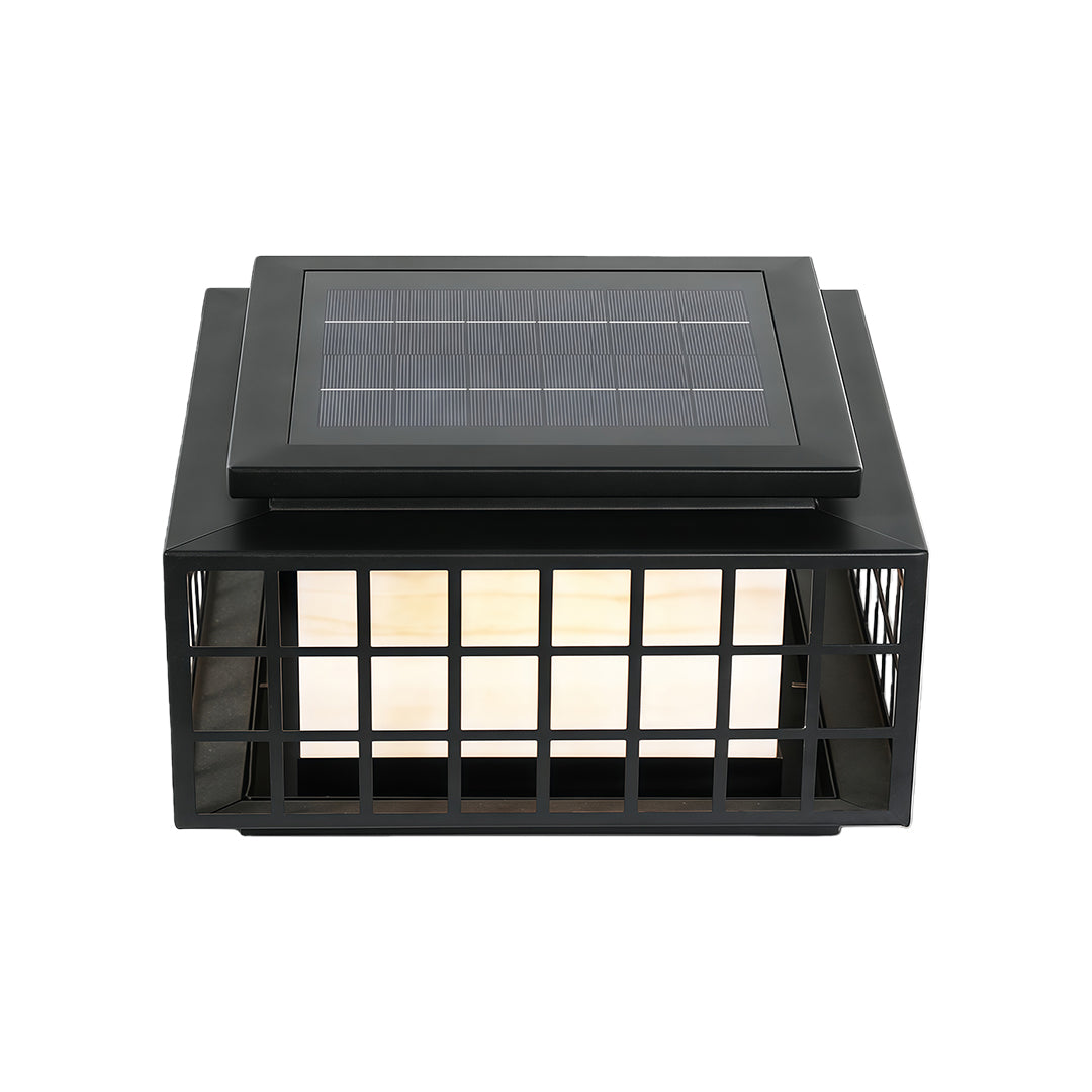 Modern Gate Pillar Lights Outdoor Waterproof Stainless Steel Column Lanterns