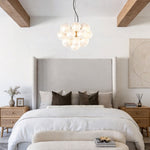 Aurelia Glass Bubble Chandelier, Modern Multi-Head LED Ceiling Light