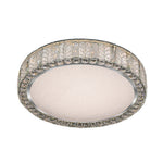 Lumière Cristal Flush Ceiling Light in Gold with LED Crystal Accents