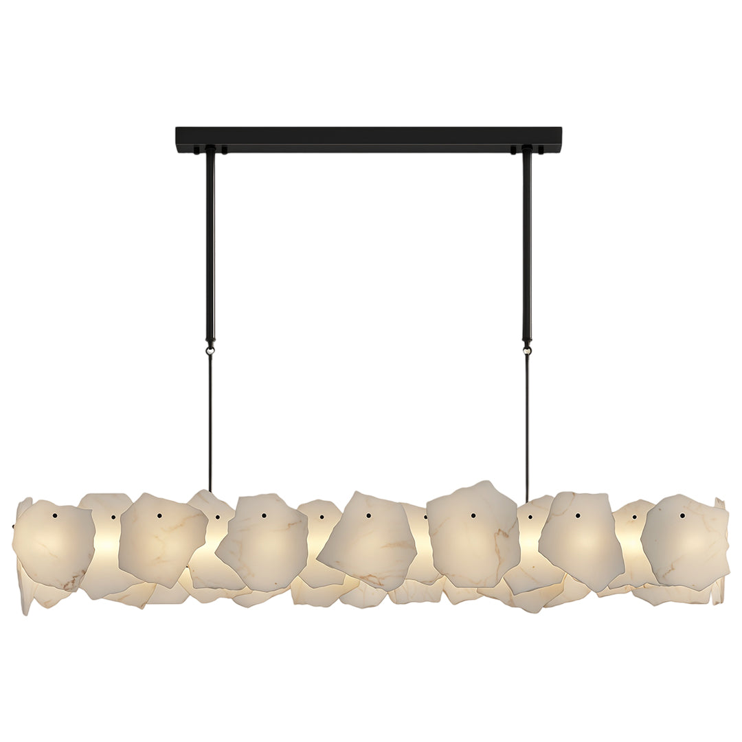 Aurelia Cloud Stone LED Chandelier in Copper | Modern Luxury Ceiling Light