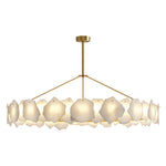 Aurelia Cloud Stone LED Chandelier in Copper | Modern Luxury Ceiling Light