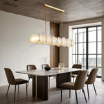 Aurelia Cloud Stone LED Chandelier in Copper | Modern Luxury Ceiling Light