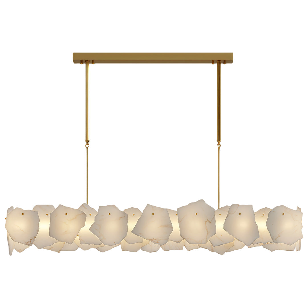Aurelia Cloud Stone LED Chandelier in Copper | Modern Luxury Ceiling Light