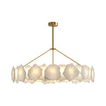Aurelia Cloud Stone LED Chandelier in Copper | Modern Luxury Ceiling Light