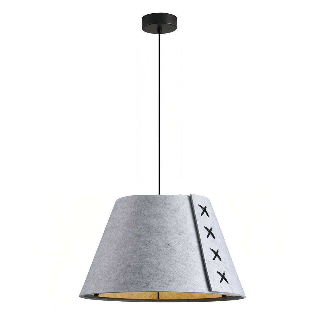 Blue Felt Pendant Light with Acoustic Design for Modern Interiors