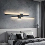 Modern Iron LED Linear Wall Sconce, Horizontal or Vertical Mount