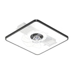 Aurelia Minimalist Ceiling Fan with Integrated LED Light in Black or Gold