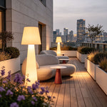 Modern Minimalist Floor Lamp with RGB LED and USB Rechargeable Battery